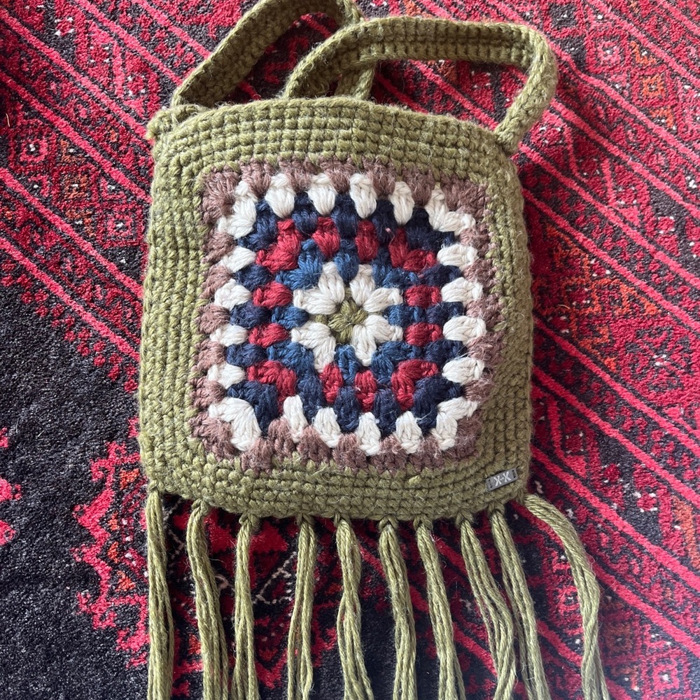 Krochet Kids International Handmade crochet crossbody bag